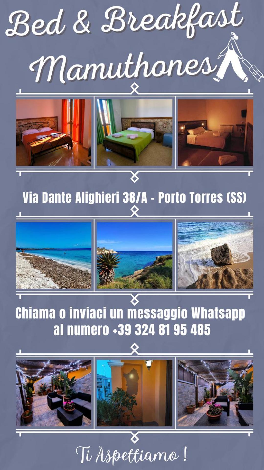 B&B Mamuthones Porto Torres Bagian luar foto